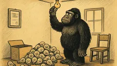 Vtip: Kolik goril vymění žárovku?