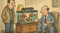 Vtip: Volali jste? Akvárium za sto tisíc…