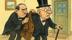 Vtip: Sluha bručí lordu Cecilovi pod vousy