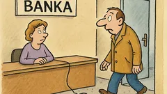 Vtip: Jdeš do banky... a nic!