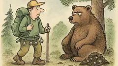 Vtip: Pozor v lese, medvědi milují rolničky
