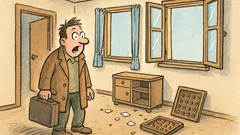 Vtip: Přijdu domů a je vykradeno…