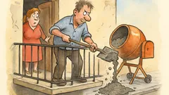 Vtip: Pepo, proč házíš beton?